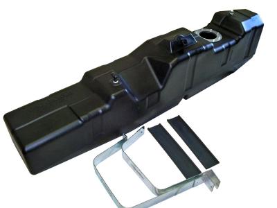 Titan Fuel Tanks 08-10 Ford Crew &amp; extended Cab/ Long Bed Mid Ship Fuel Tank (7020508)