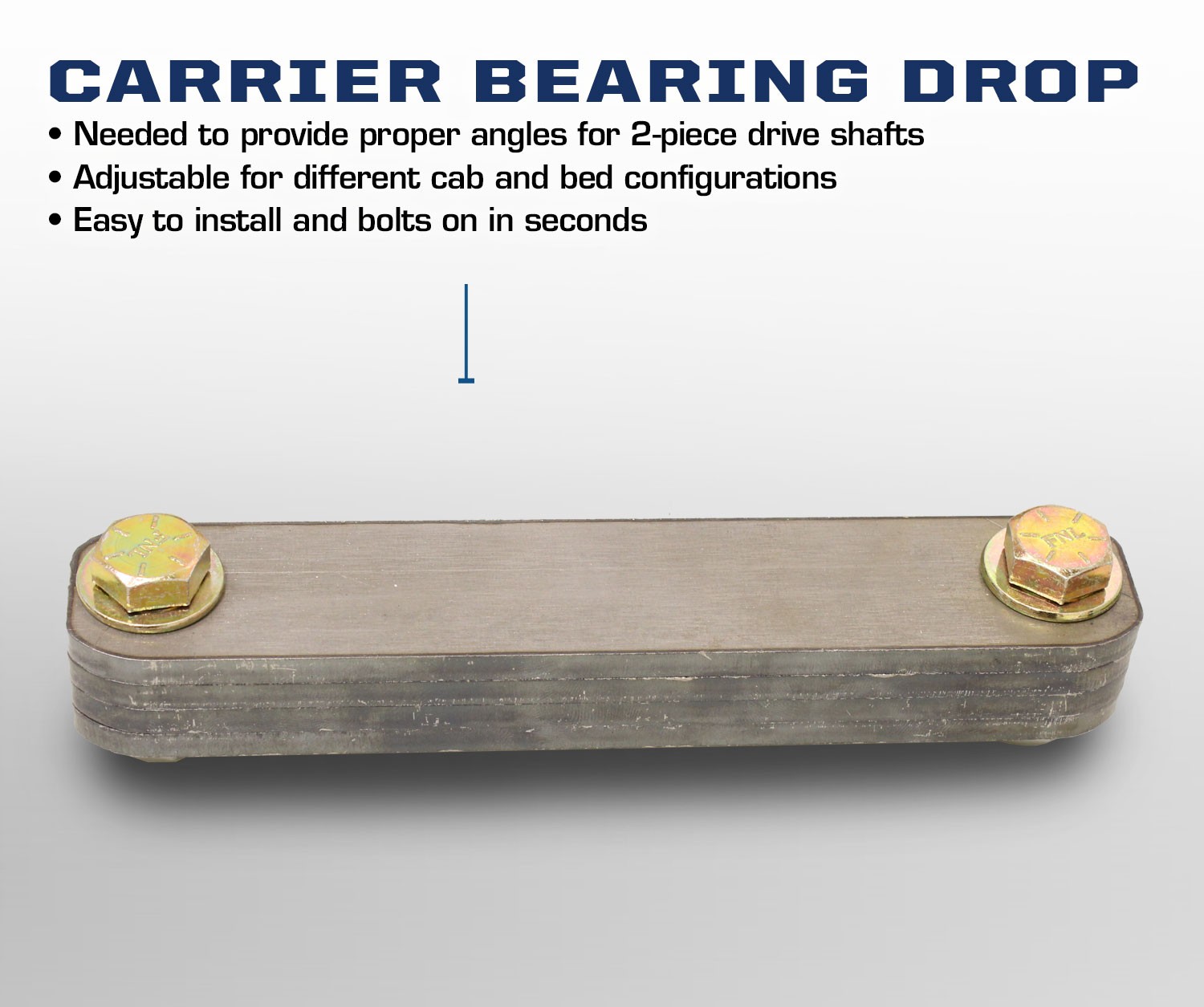 Carli Suspension Ford Carrier Bearing Drop - CS-CARRIERDROP-F